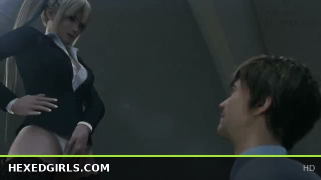 DOA Marie Rose Seductive Office Encounter Scene 01