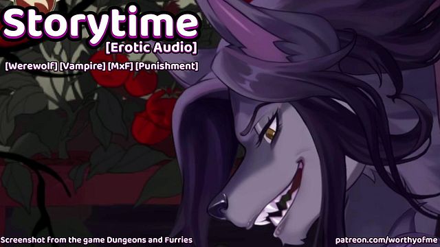 Submissive Werewolf Faces Punishment From Vampire in Intense Erotic Audio Storytime