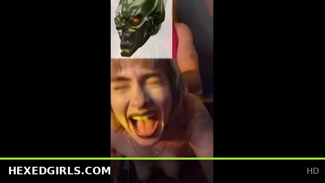 Goth Babe Gets Fucked by Her Lawfully Wedded Goblin Husband in Intense Hardcore Session